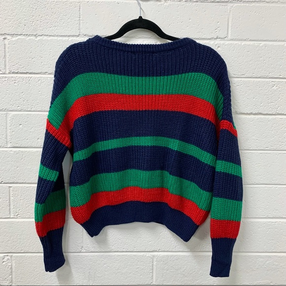 8 Birdies Coloured stripes Jumper. Size M/L - Picture 4 of 7
